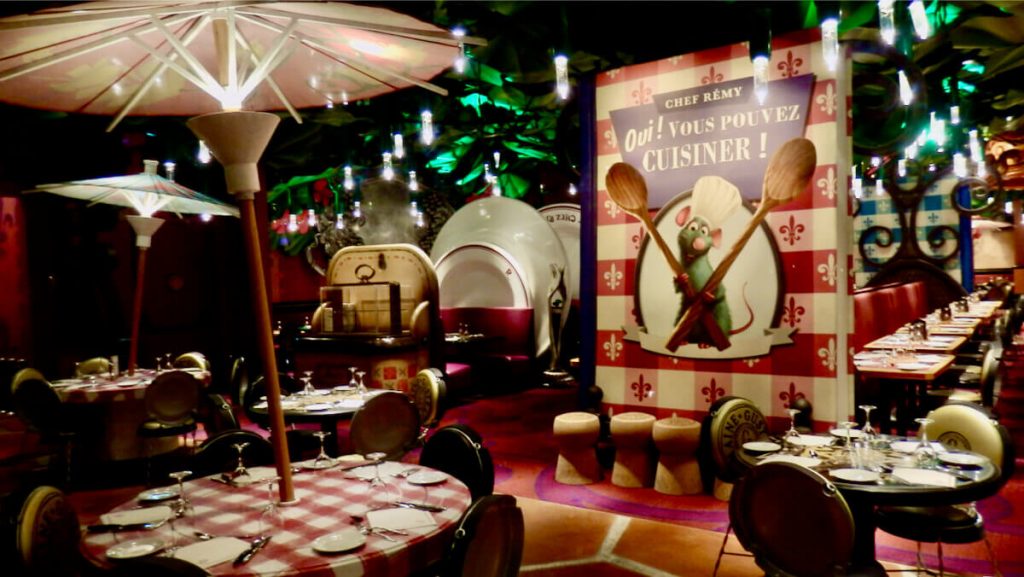 Interior del Restaurante Bistrot Chez Remy de Walt Disney Studios en Disneyland Paris