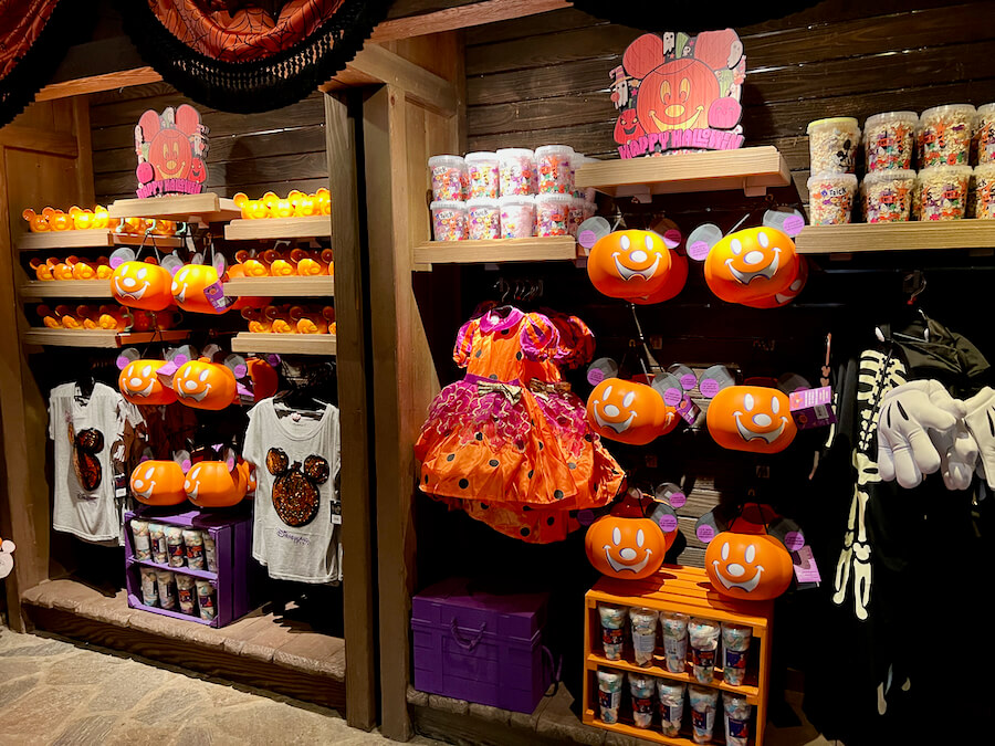 Productos de Halloween en las tiendas de Disneyland Paris