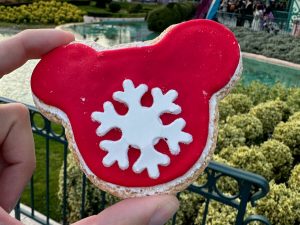 Galleta de copo de nieve de Mickey - Navidad Disneyland Paris