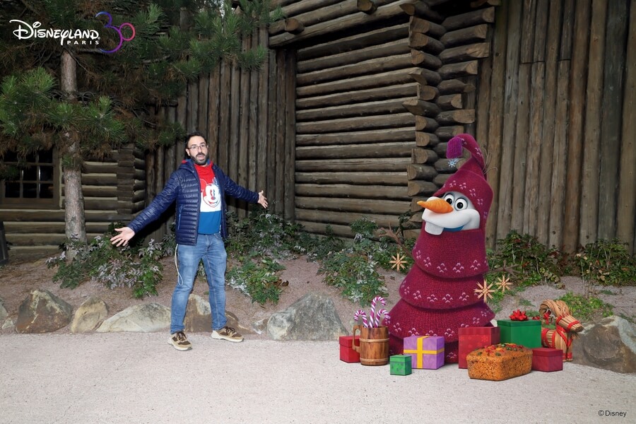 Magic Shot Olaf Navidad 2022 Disneyland Paris