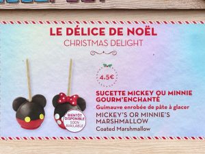 Nube con chocolate de Mickey y Minnie - Navidad Disneyland Paris