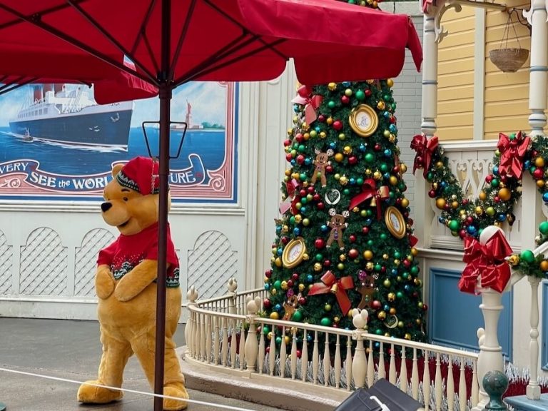 Winnie the Pooh navidad Disneyland Paris