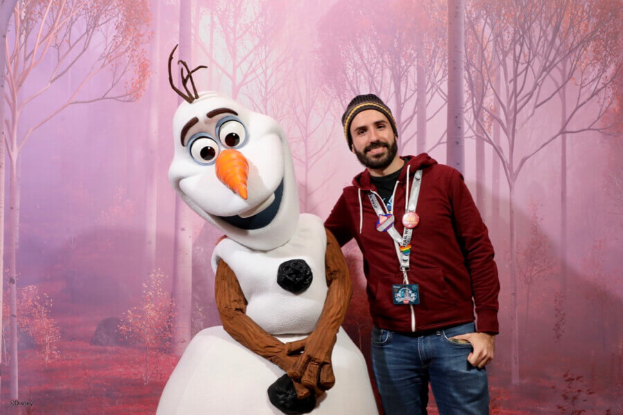 Encuentro con Olaf en Disneyland Paris