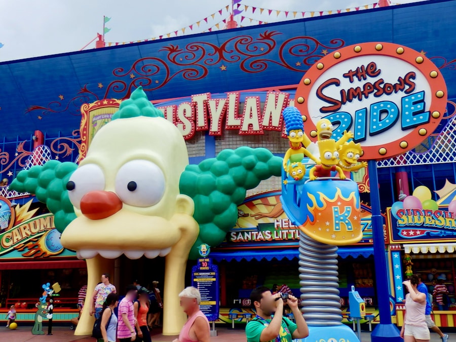 Atracción de los Simpsons en Universal Studios Florida