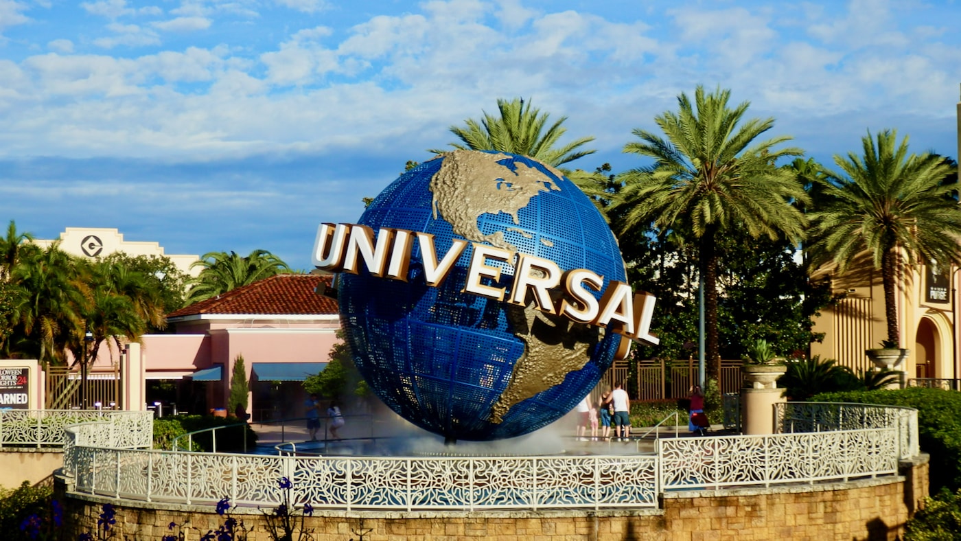 Bola del mundo de Universal Orlando Resort en Florida