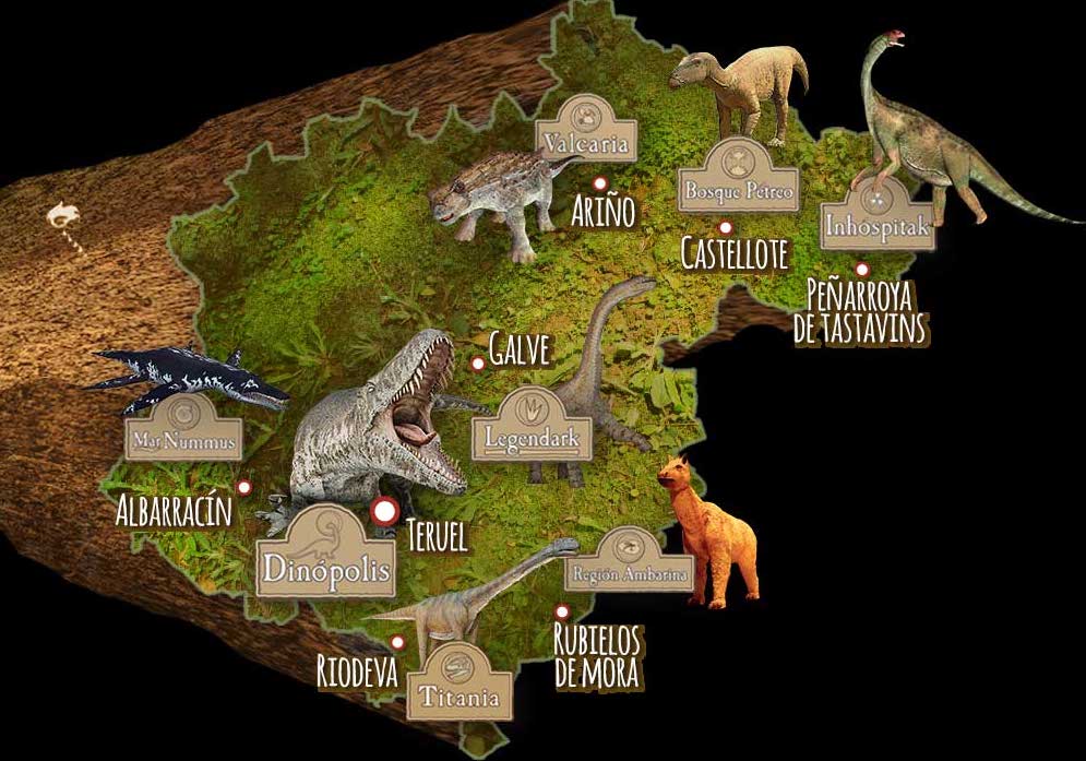Mapa Dinópolis