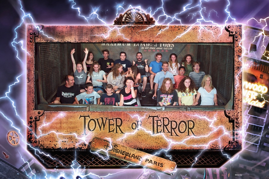 Foto en la atracción Tower of Terror de Disneyland Paris