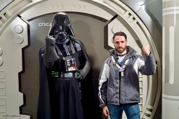 Darth Vader en Starport - Atracción de Disneyland Paris