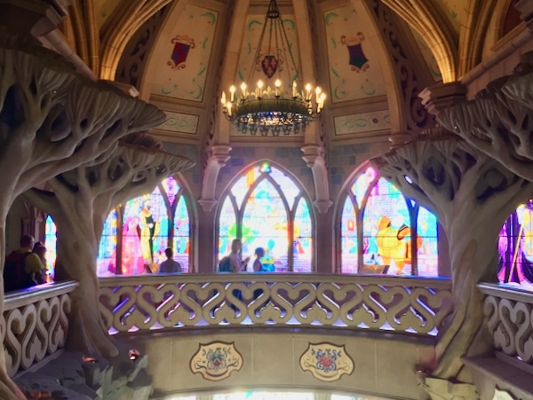 Le Gallerie de la Belle au Bois Dormant en el castillo - Atracción de Disneyland Paris