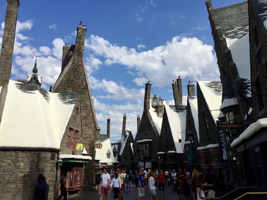 Calles de Hogsmeade en el Mundo Mágico de Harry Potter en Universal Studios Hollywood