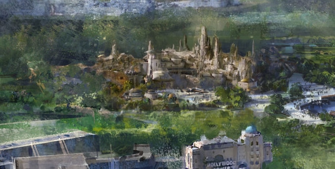 Diseño de la nueva área de Star Wars en Walt Disney Studios de Disneyland Paris