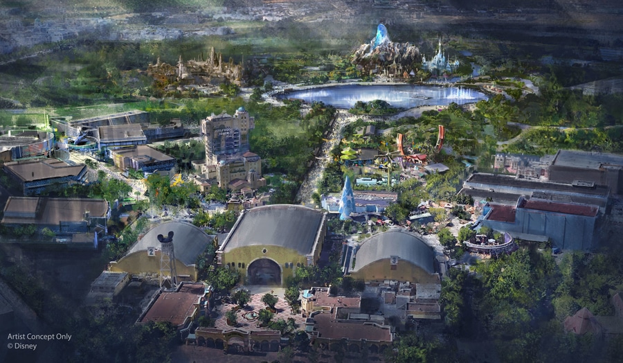 Diseño del proyecto de mejora y expansión del parque Walt Disney Studios en Disneyland Paris