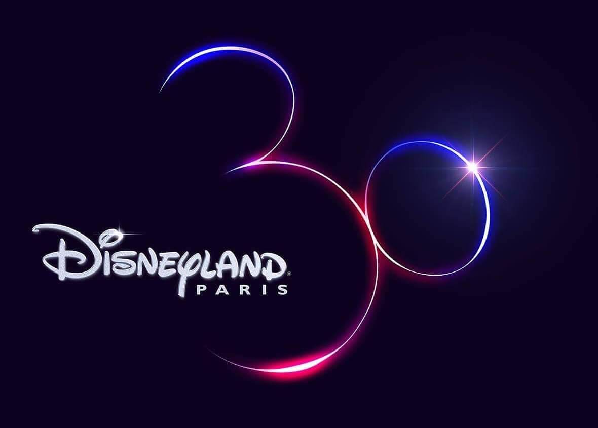 Logo del 30 aniversario de Disneyland Paris
