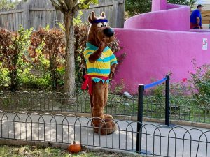 Scooby Doo disfrazado en el Halloween de Parque Warner