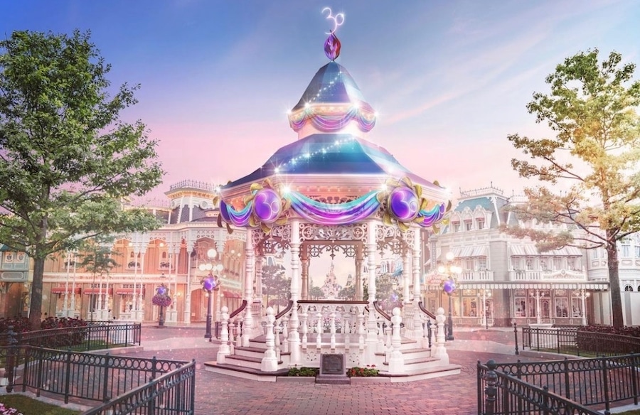 Decoración del 30 aniversario de Disneyland Paris en Main Street