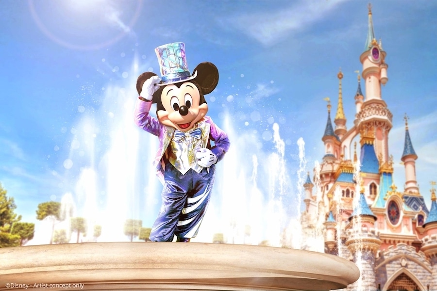 Traje de Mickey en el 30 aniversario de Disneyland Paris