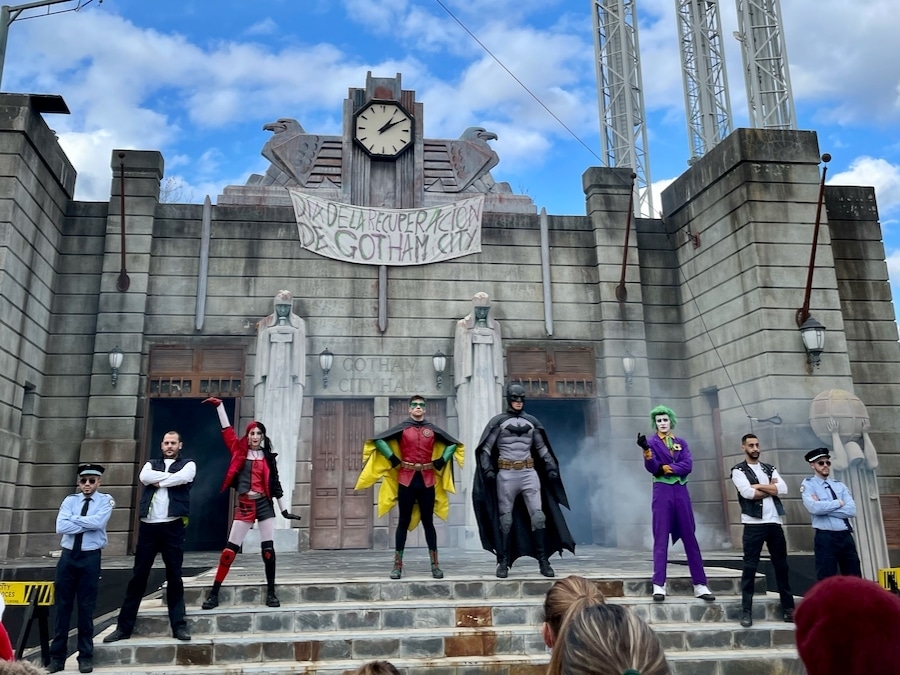 Espectáculo Gotham City Stunt Show en Parque Warner