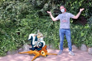 MagicShot con los personajes de Bambi en Disneyland Paris