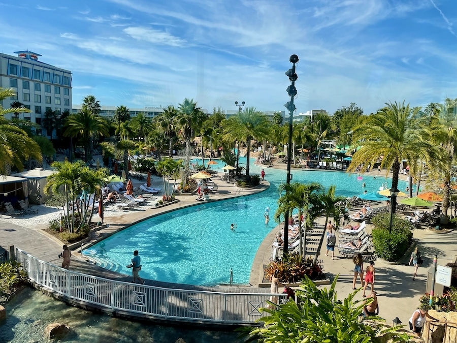 Piscina del Hotel Saphire Falls en Universal Orlando