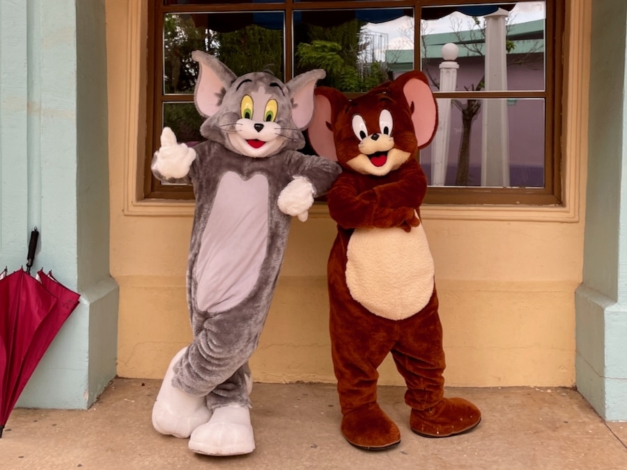 Tom y Jerry personajes en Parque Warner