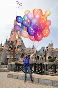 Magic Shot 30 aniversario Disneyland Paris globos