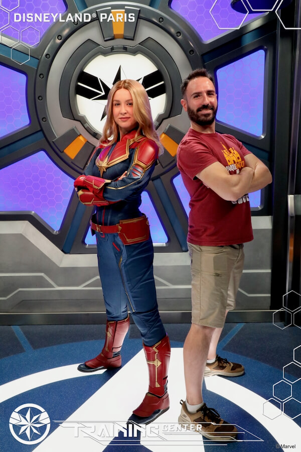Encuentro heróico con la Capitana Marvel en Avengers Campus de Disneyland Paris