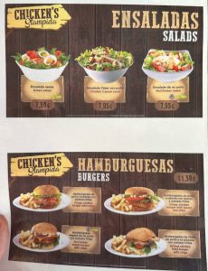 Chicken Stampida - Carta ensaladas y hamburguesas 2023