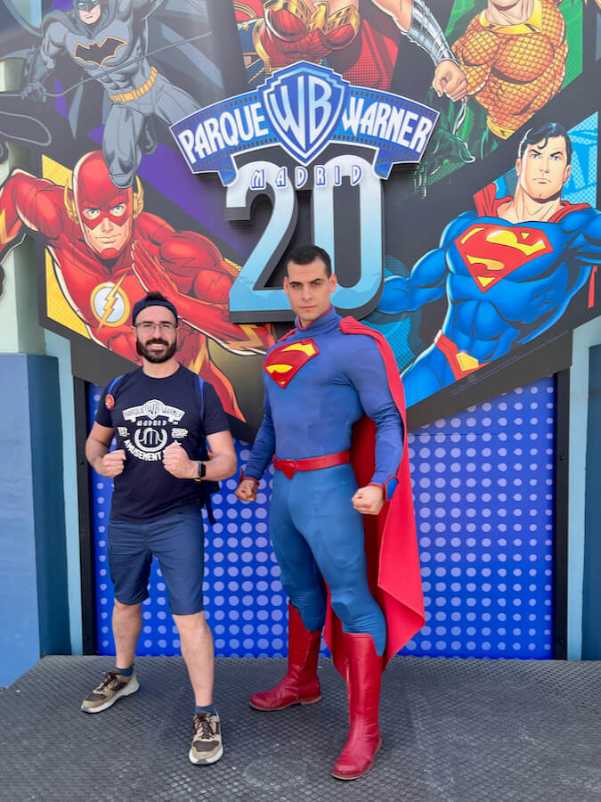 Encuentro con Superman en Parque Warner