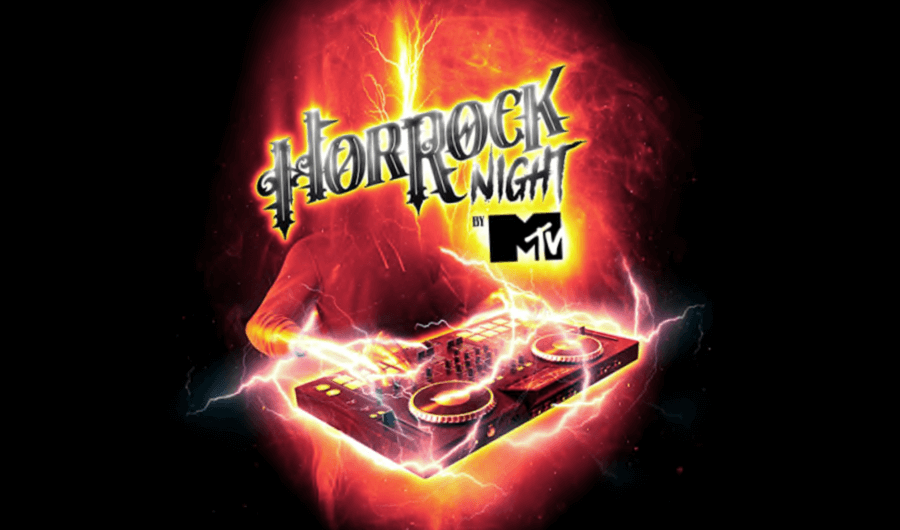 Logo de la noche Horrock Night by MTV en el Halloween de PortAventura 2022