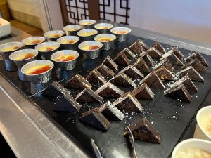 Flanes y brownies - Buffet libre Marco Polo en PortAventura