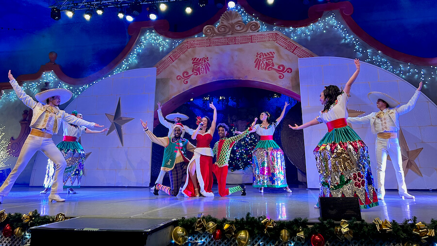 Gran Fiesta de Navidad espectáculo en la Cantina de PortAventura