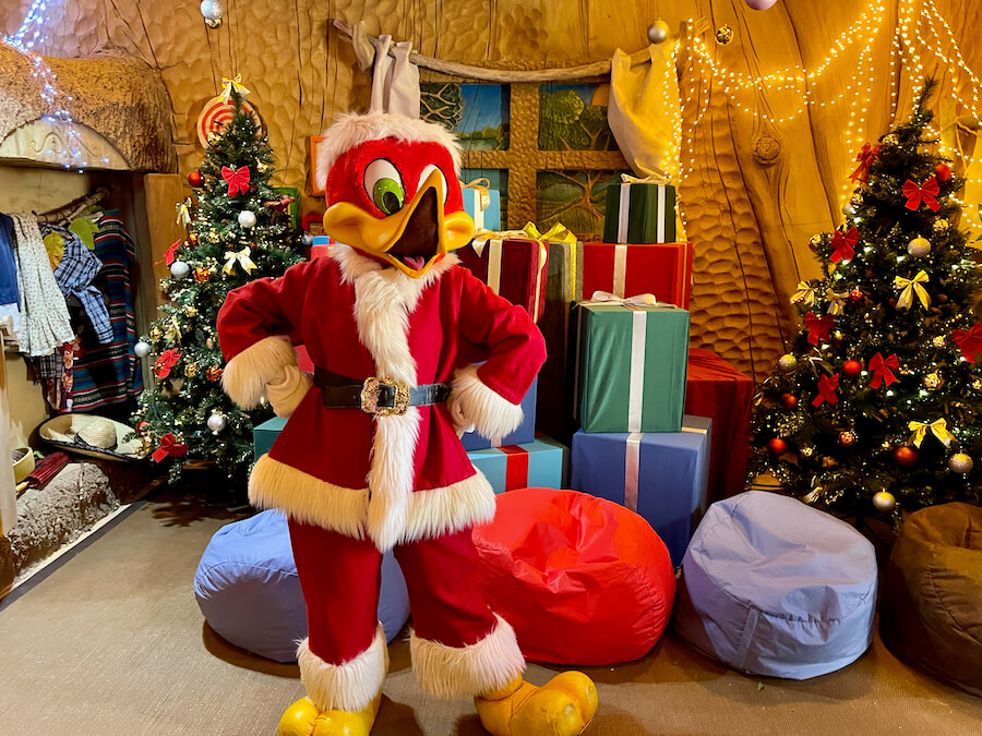 Woody Magic Christmas el encuentro con Woody Woodpecker el Pájaro Loco en la navidad de PortAventura