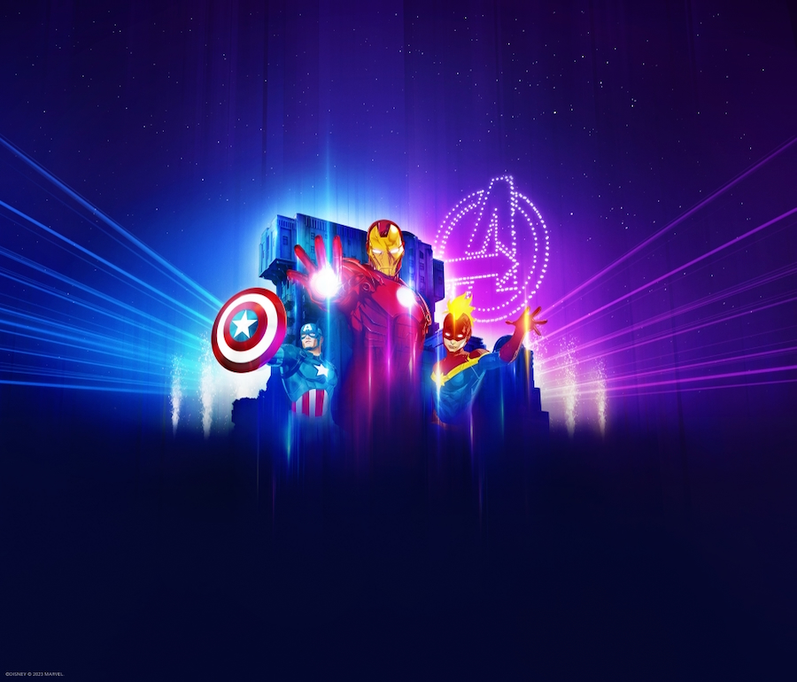 Avengers Power the Night espectáculo nocturno 30 aniversario Disneyland Paris