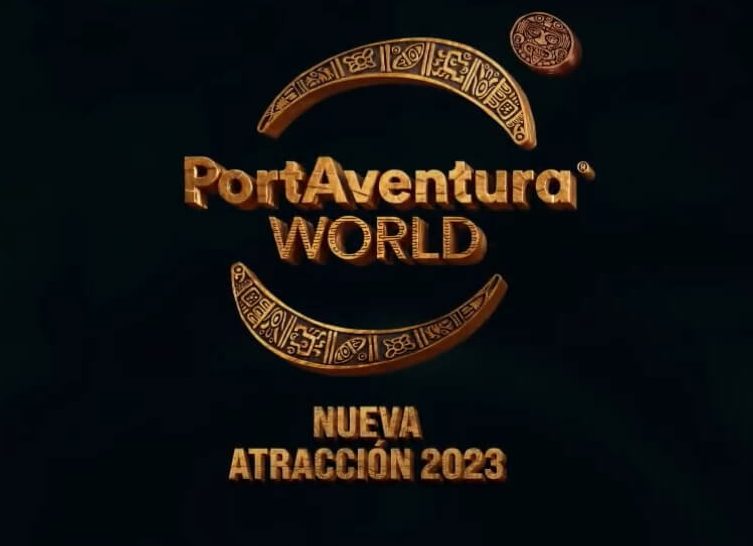 Logo PortAventura presentación Uncharted atracción 2023