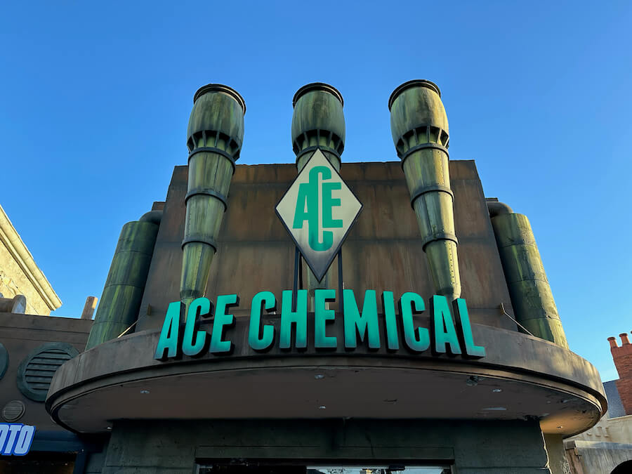 Ace Chemical Gift Shop tienda de atracción Batman Gotham City Escape