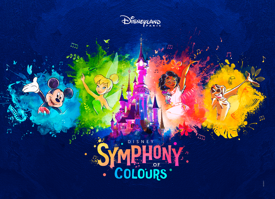 Disney Symphony of Colours evento 2024 Disneyland Paris