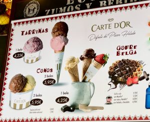 El Economato - Carta de helados y gofres 2024