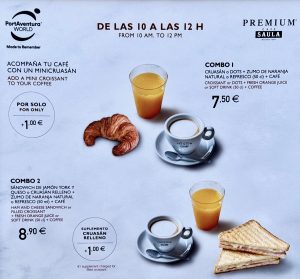 Café Saula - Combos desayuno 2024