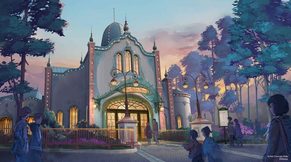 Entrada a The Regal View, nuevo restaurante de Walt Disney Studios - Disney Adventure World en Disneyland Paris