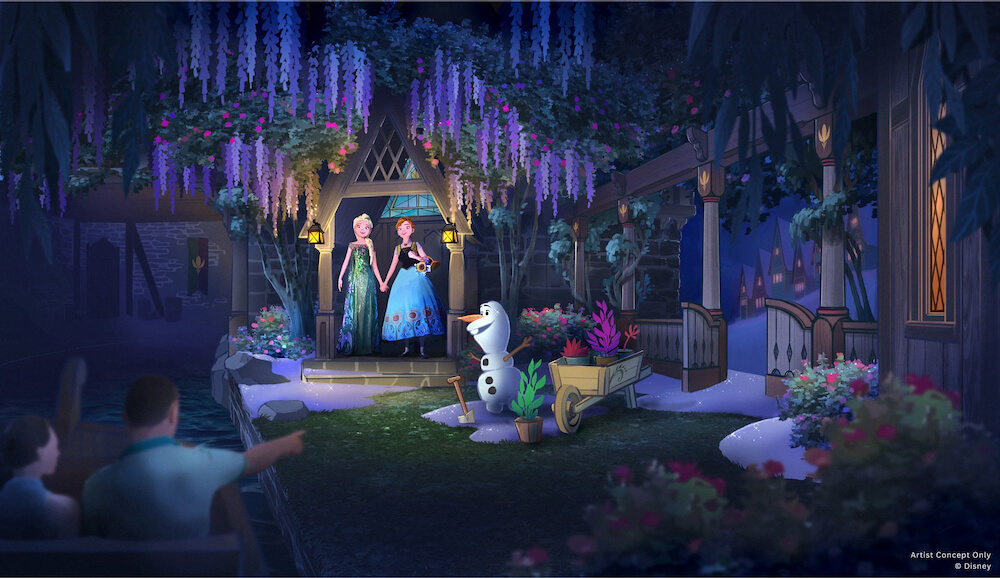 Interior the Frozen Ever After en Disney Adventure World de Disneyland Paris