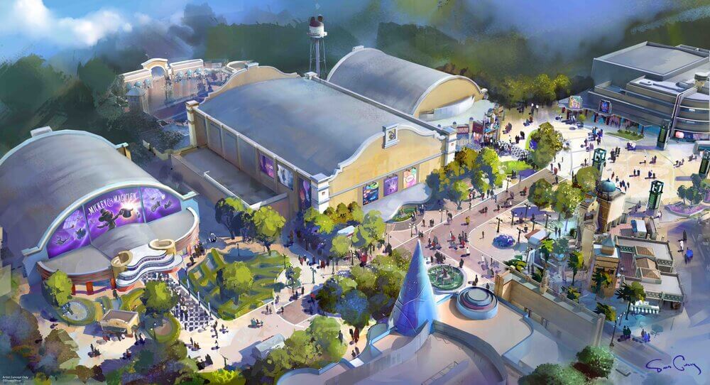 World Premiere Plaza - Zona central de Walt Disney Studios - Disney Adventure World en Disneyland Paris